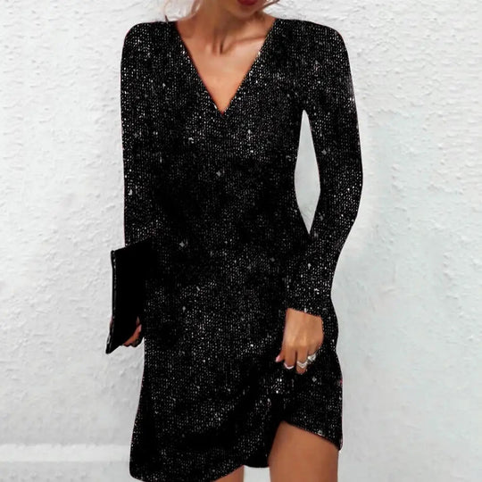 Dame Minikjole med Paljetter 3