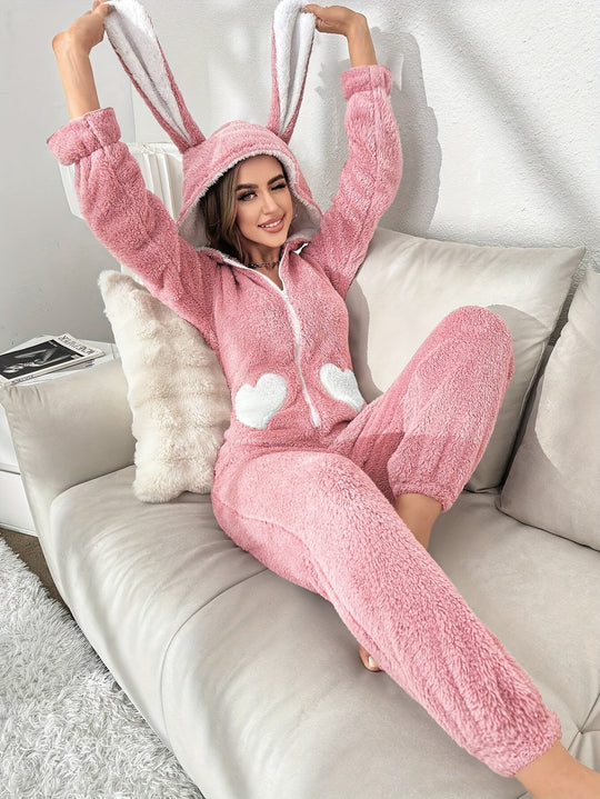 Dame Onesie med Kaninører 3