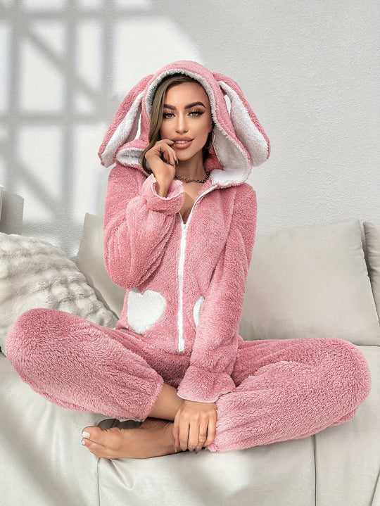 Dame Onesie med Kaninører 5