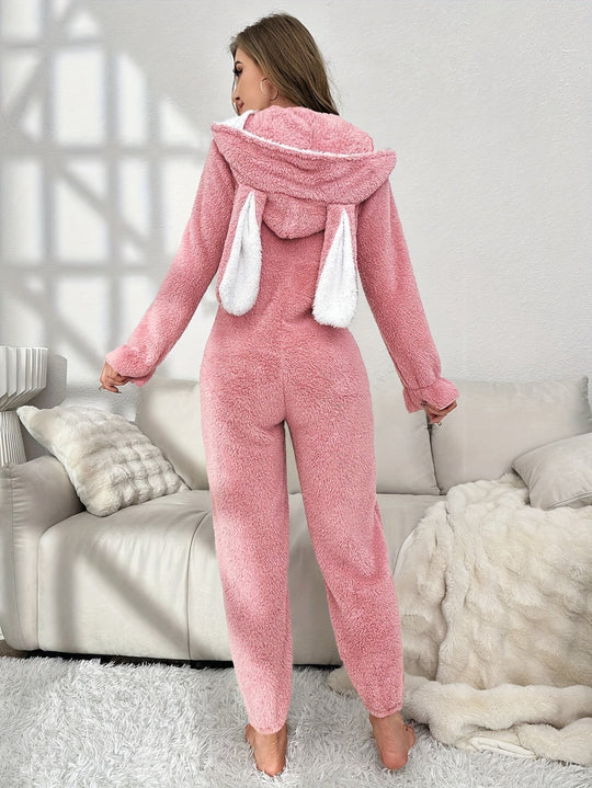 Dame Onesie med Kaninører 6