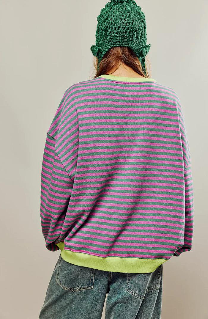 Dame Oversized Genser Moderne Stil 1