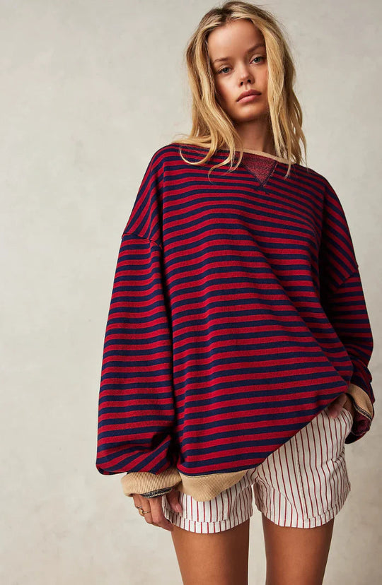 Dame Oversized Genser Moderne Stil 10