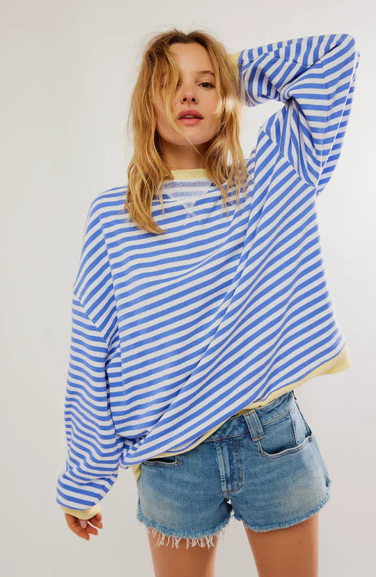 Dame Oversized Genser Moderne Stil 12