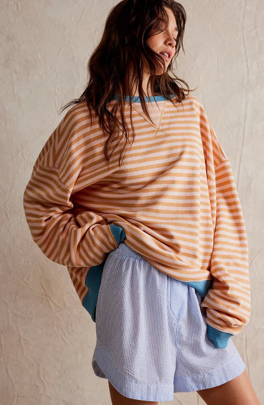 Dame Oversized Genser Moderne Stil 13