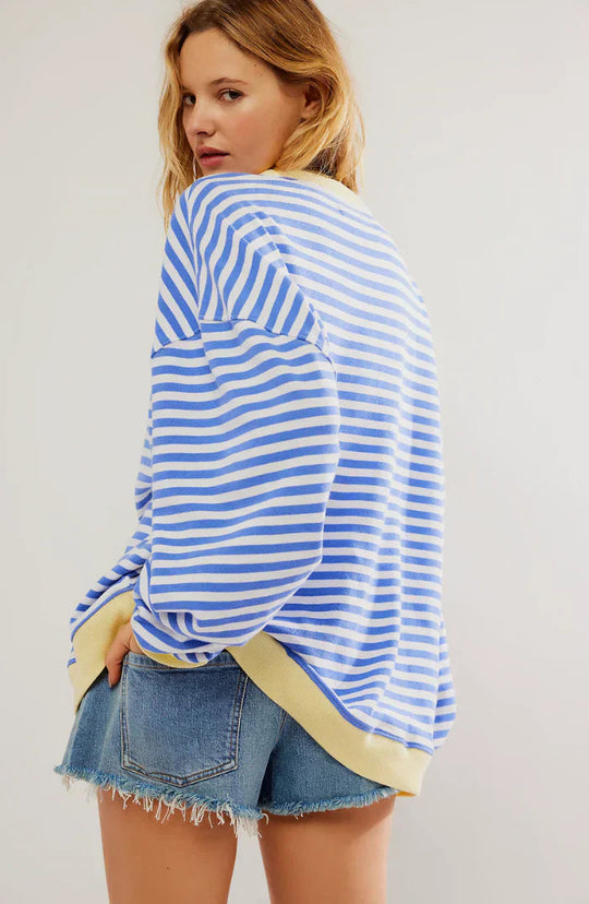 Dame Oversized Genser Moderne Stil 6