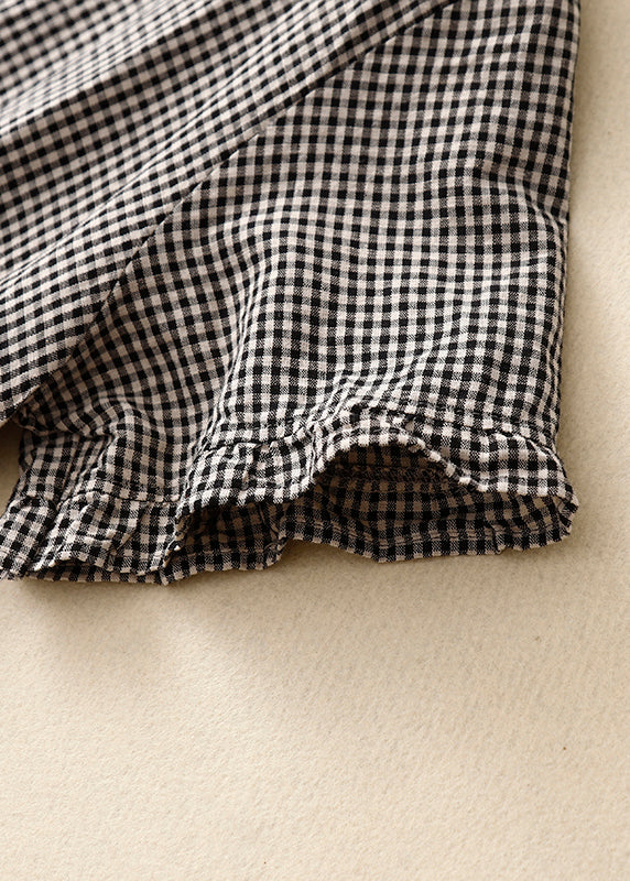 Dame Patchwork Kjole med Rulletrykk 3