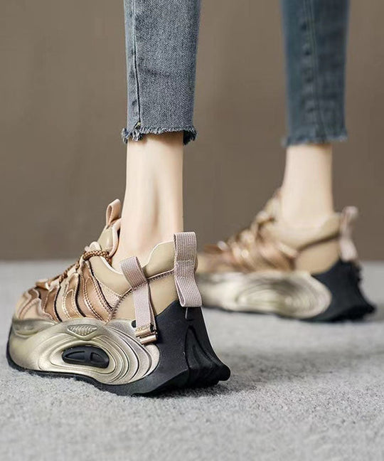 Dame Plattform Sko med Kryssstropp 0