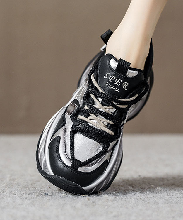 Dame Plattform Sko med Kryssstropp 2