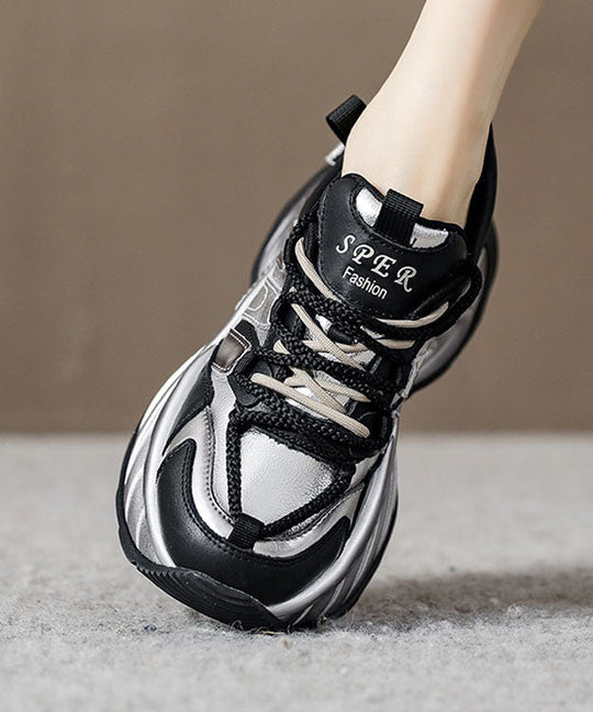 Dame Plattform Sko med Kryssstropp 2