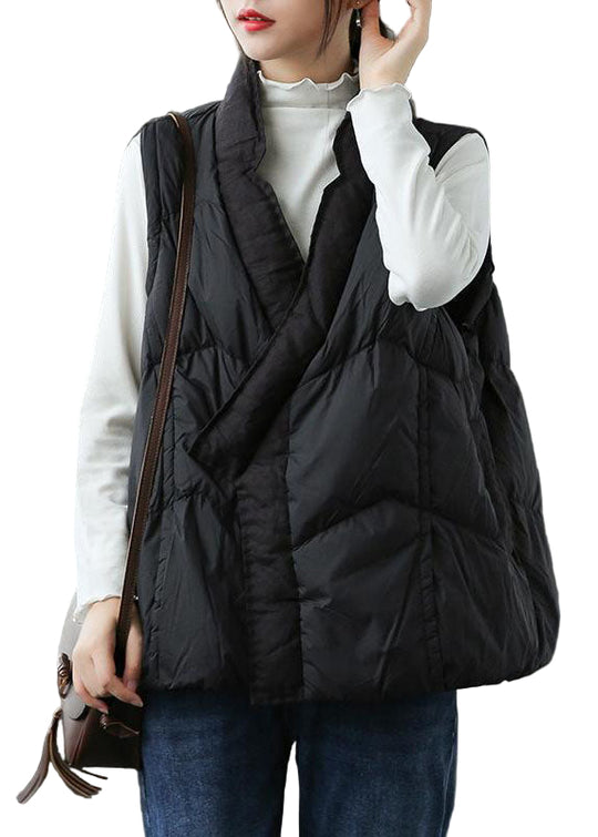 Dame Puffer Vest Varm Vinterstil 0