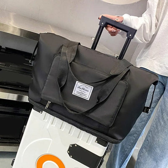 Dame Reiseveske Kompakt Med Flere Lommer 14