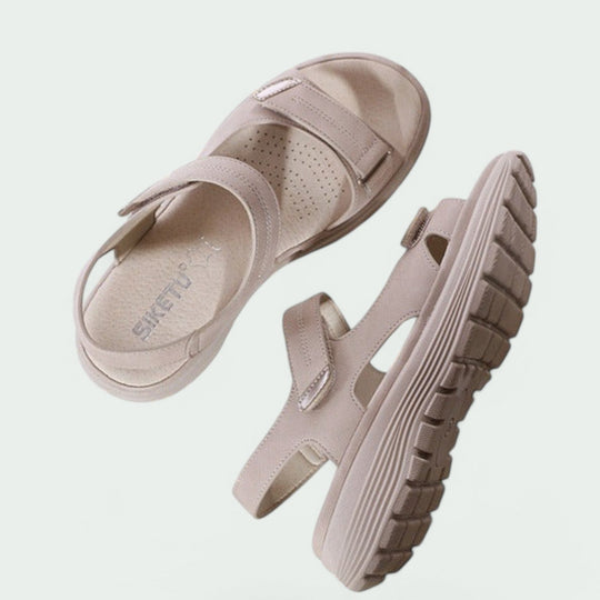 Dame Sandaler Sporty Tekstil med Anatomisk Støtte og Dempe Såle 1