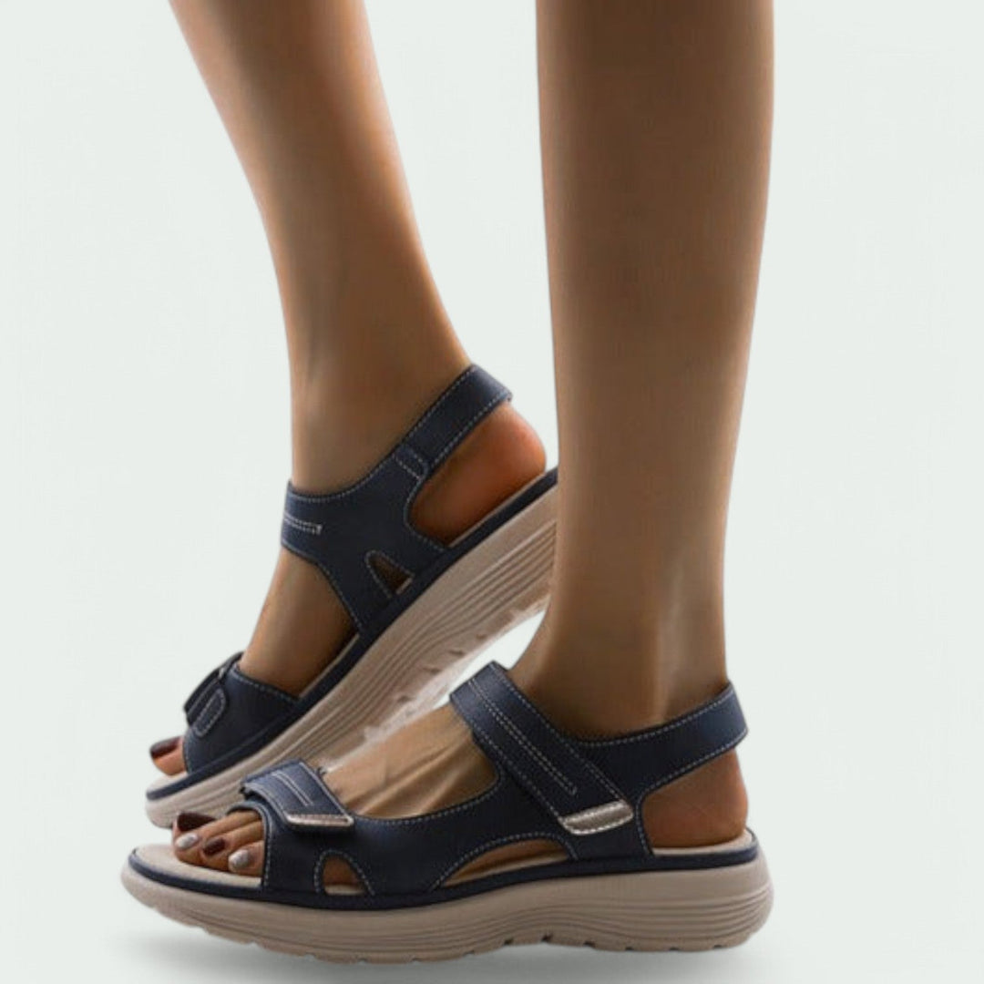 Dame Sandaler Sporty Tekstil med Anatomisk Støtte og Dempe Såle 2