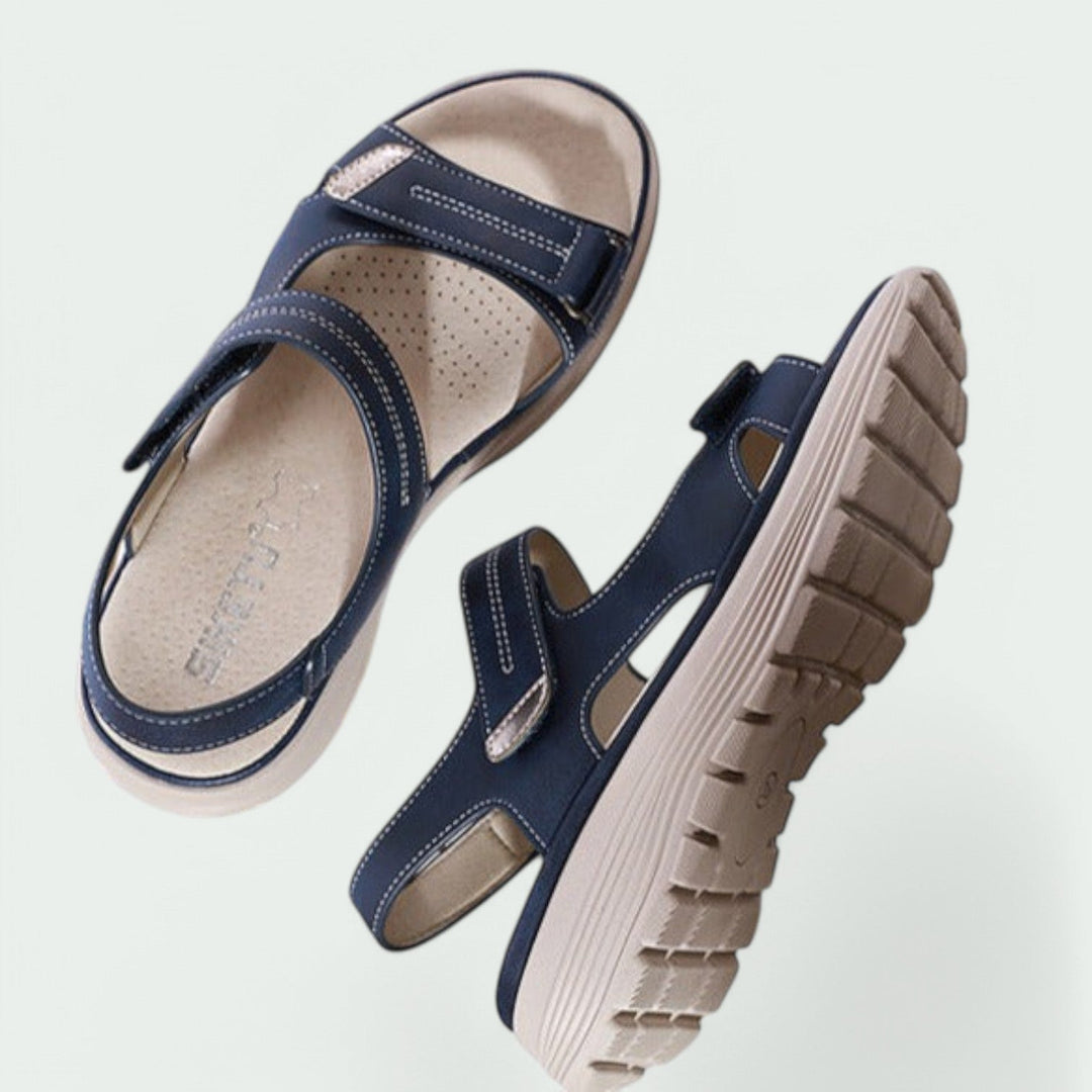 Dame Sandaler Sporty Tekstil med Anatomisk Støtte og Dempe Såle 4