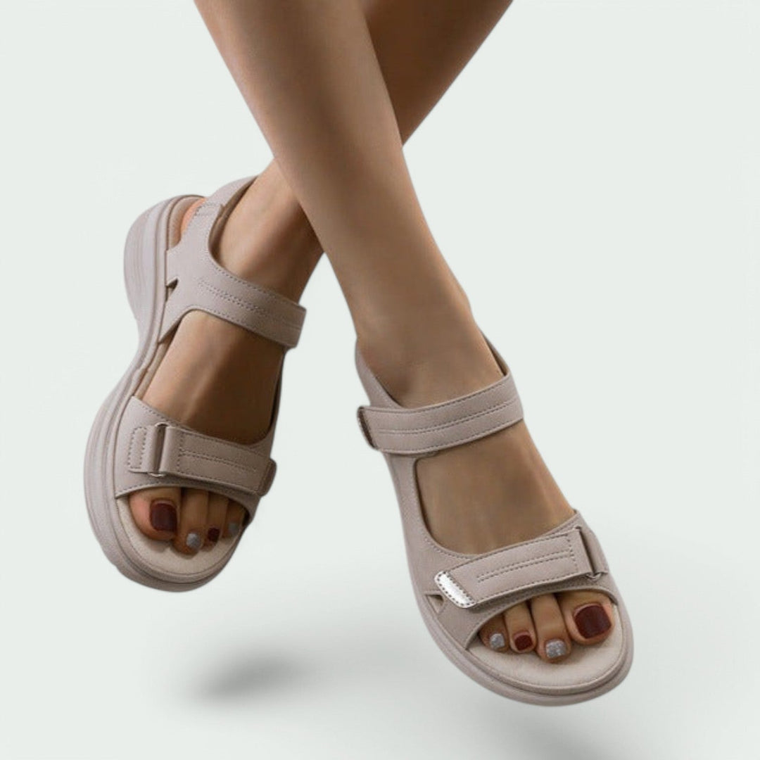 Dame Sandaler Sporty Tekstil med Anatomisk Støtte og Dempe Såle 5