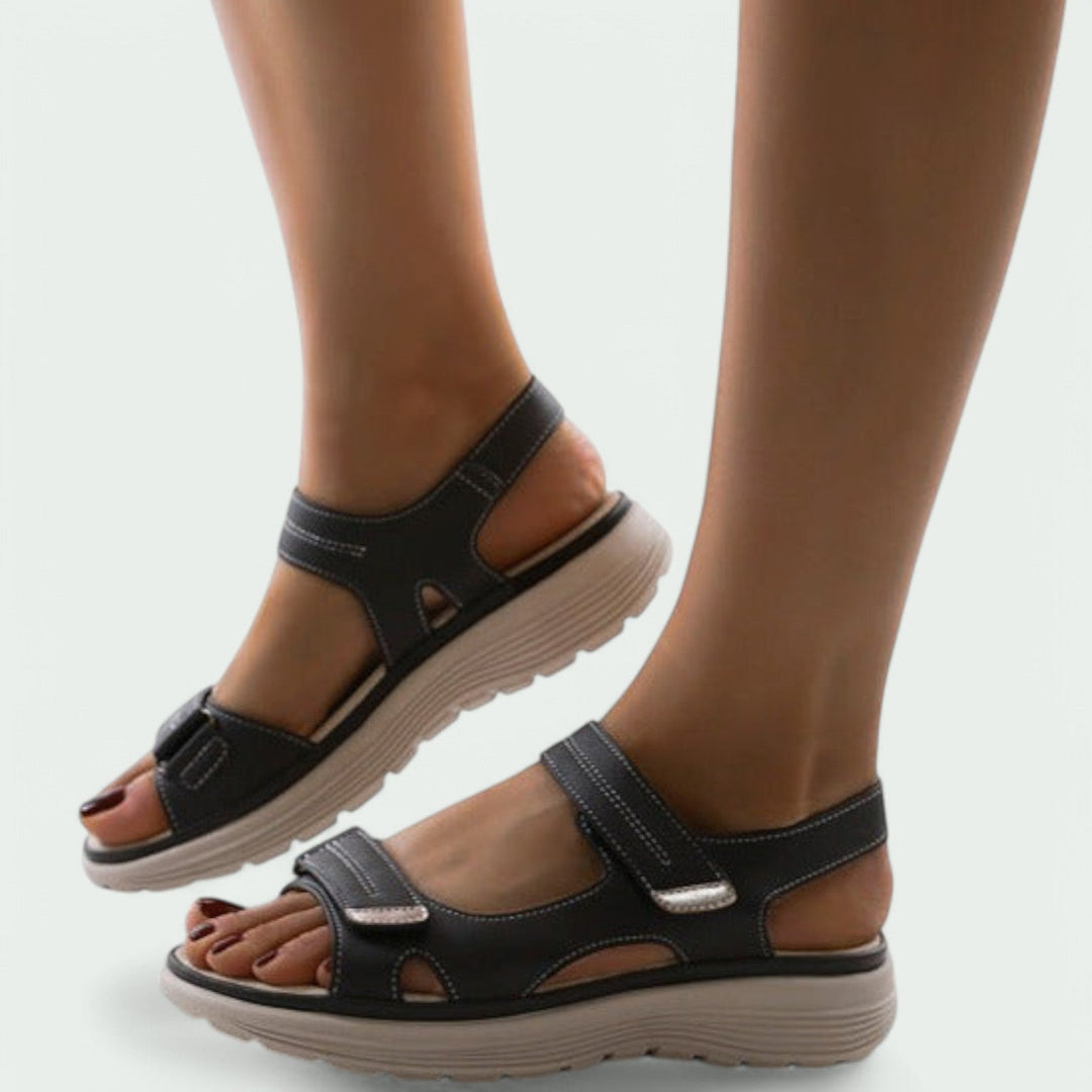 Dame Sandaler Sporty Tekstil med Anatomisk Støtte og Dempe Såle 7