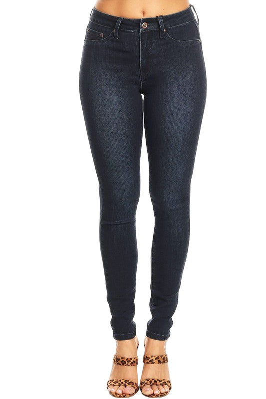 Dame Skinny Jeans Høy Midje Denim 0