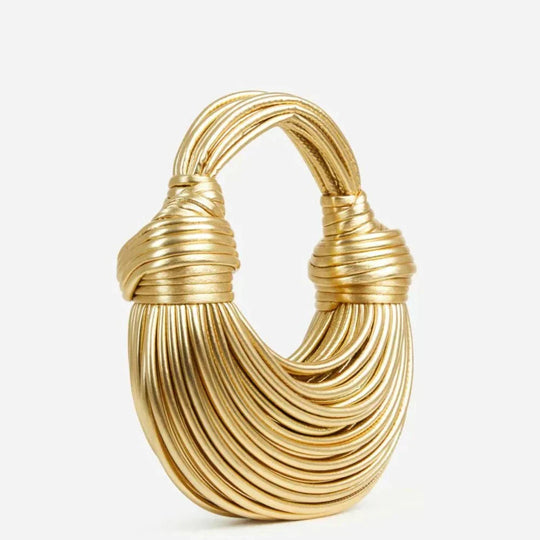 Dame Skulderveske Med Unik Knutedetalj Trendy Design 0