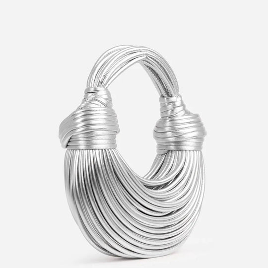 Dame Skulderveske Med Unik Knutedetalj Trendy Design 5