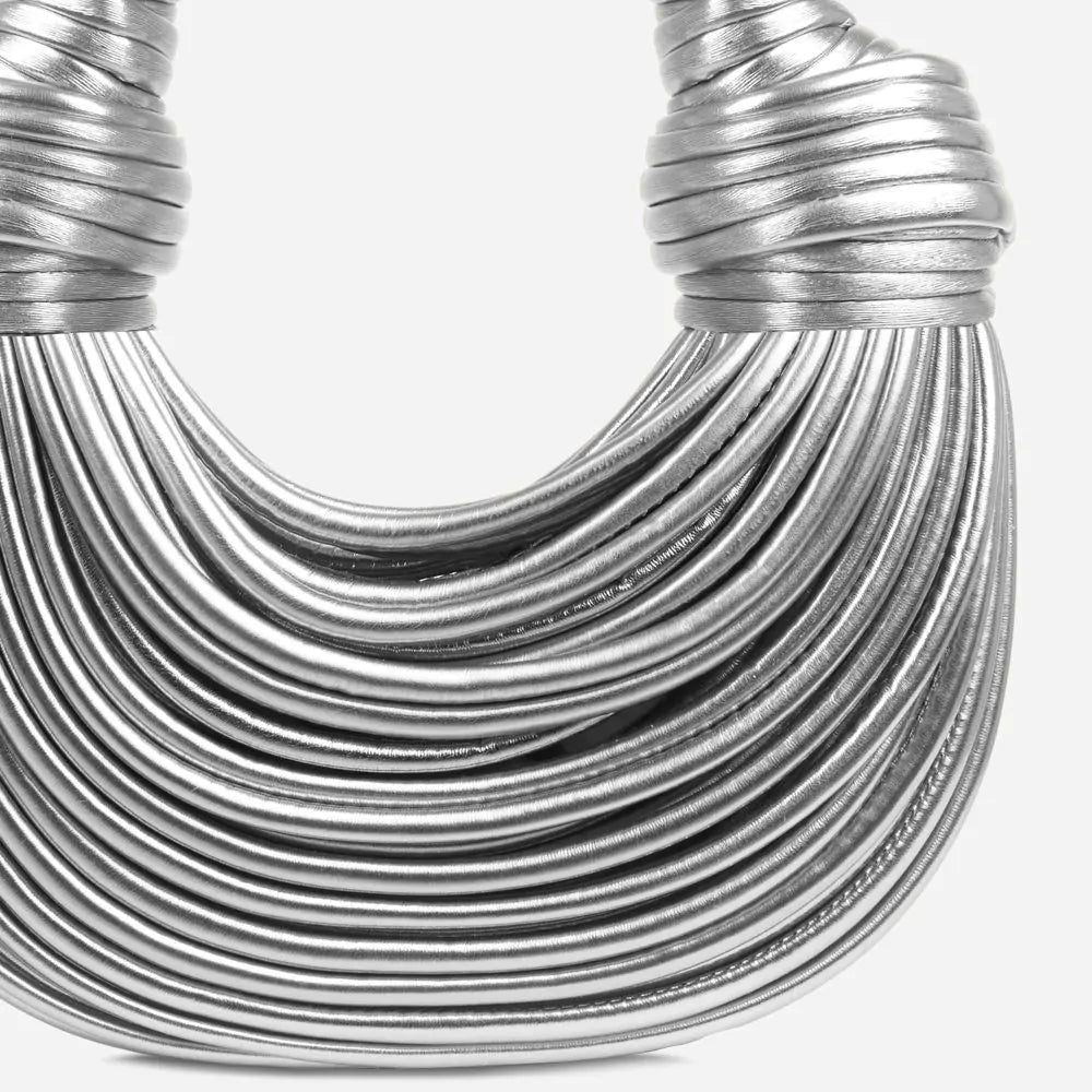 Dame Skulderveske Med Unik Knutedetalj Trendy Design 6