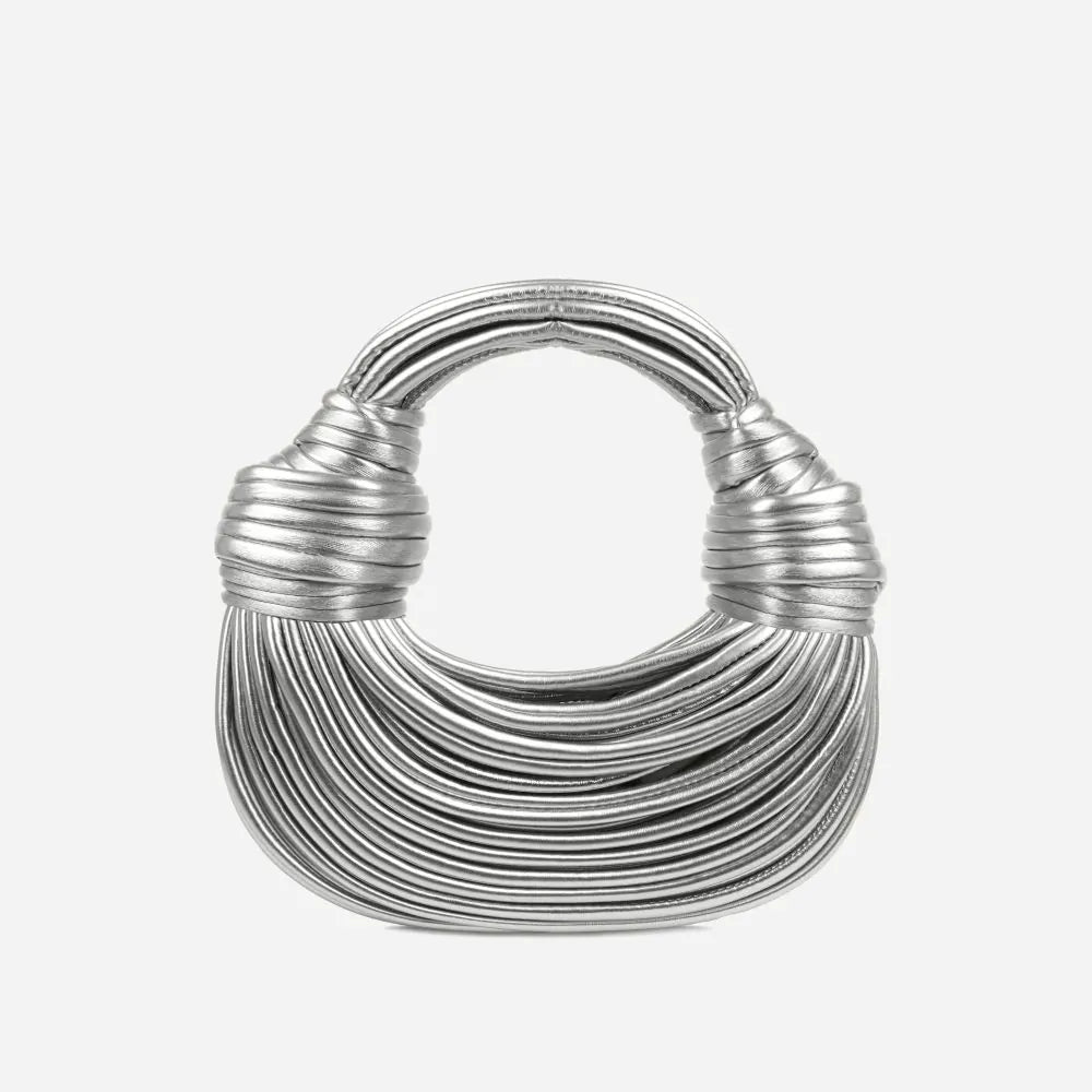 Dame Skulderveske Med Unik Knutedetalj Trendy Design 7