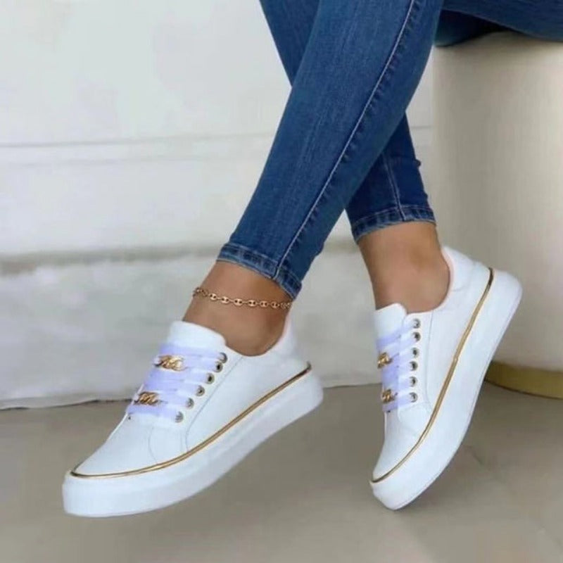 Dame Sneakers Komfortabel Design 4