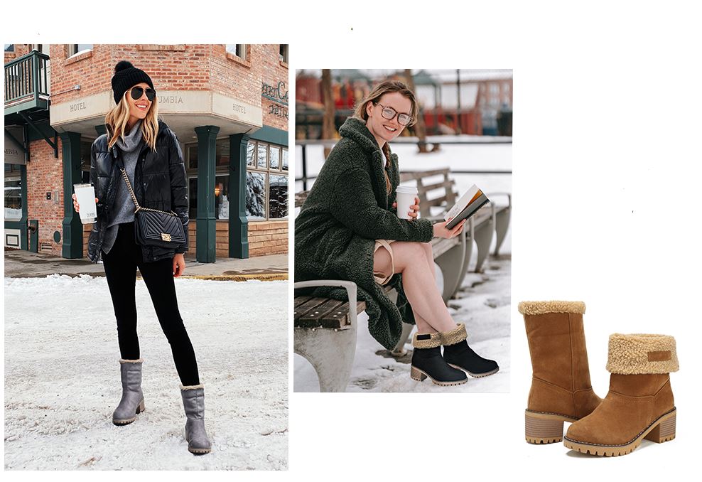 Dame Støvler Justerbar Høyde 2