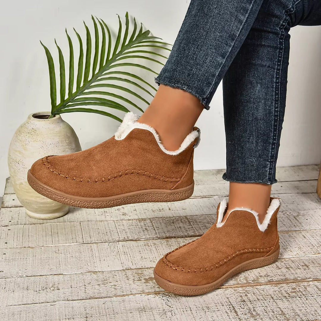 Dame Tøfler Slip-On Pustende Materiale Sklisikker Såle 2