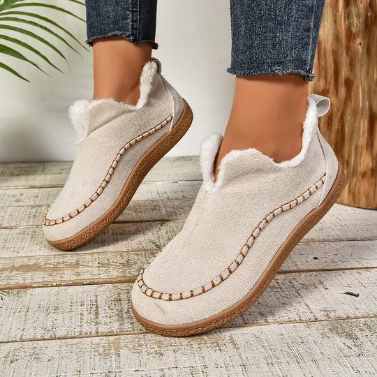 Dame Tøfler Slip-On Pustende Materiale Sklisikker Såle 3