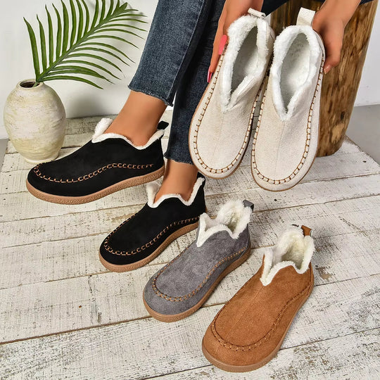 Dame Tøfler Slip-On Pustende Materiale Sklisikker Såle 5