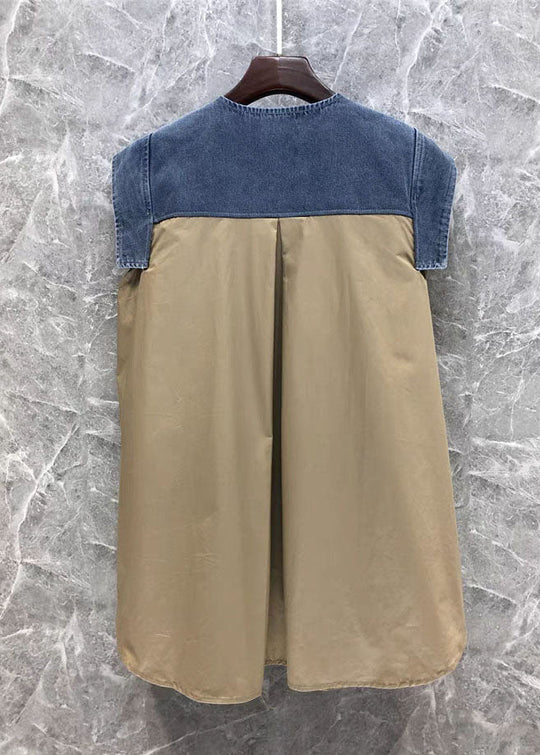 Dame Topp med Sløyfe og Patchwork 1