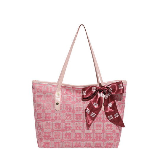 Dame Tote Bag Brodert Stilfull 0
