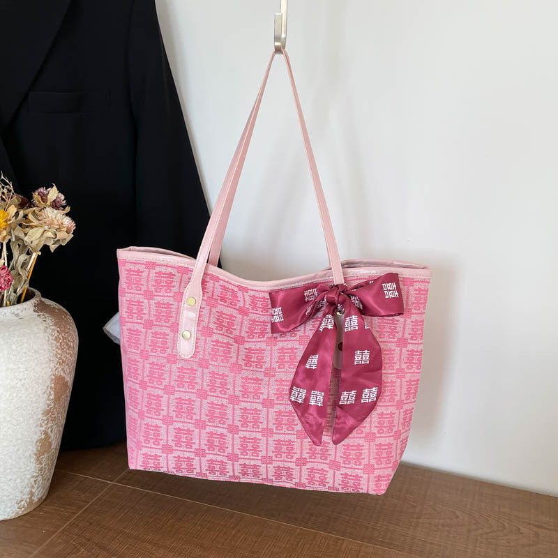 Dame Tote Bag Brodert Stilfull 3