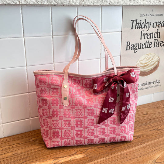 Dame Tote Bag Brodert Stilfull 4