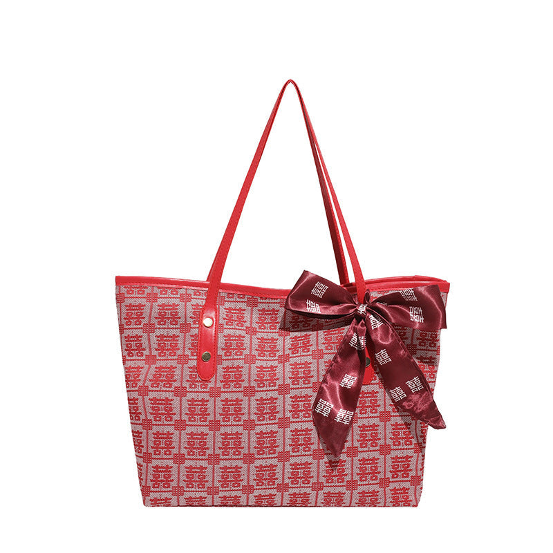 Dame Tote Bag Brodert Stilfull 6