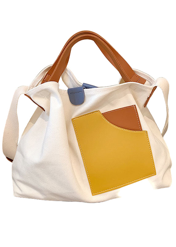 Dame Tote Bag med Patchwork Design 0