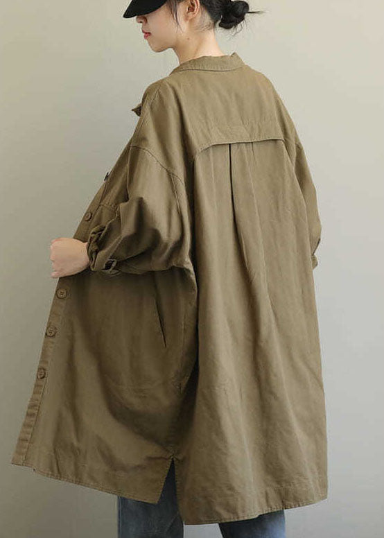 Dame Trench Coat med Peter Pan Krage 3