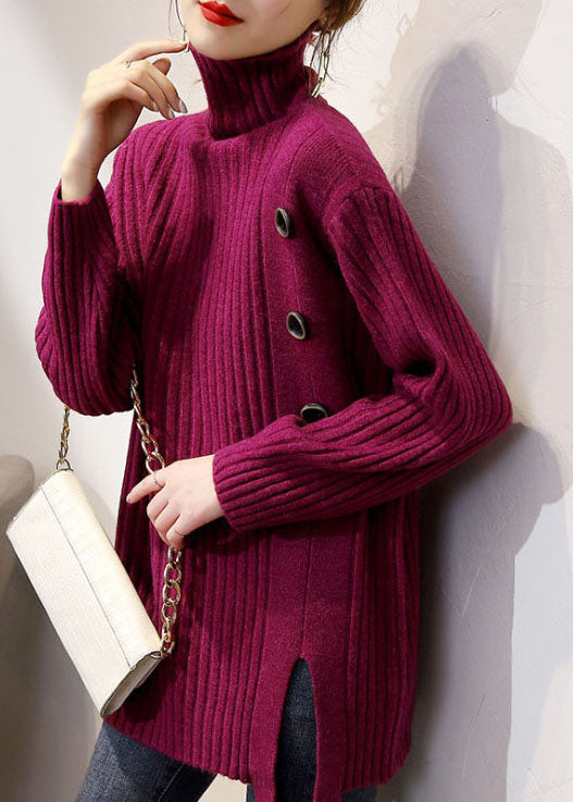 Dame Turtleneck Genser i Khaki 2