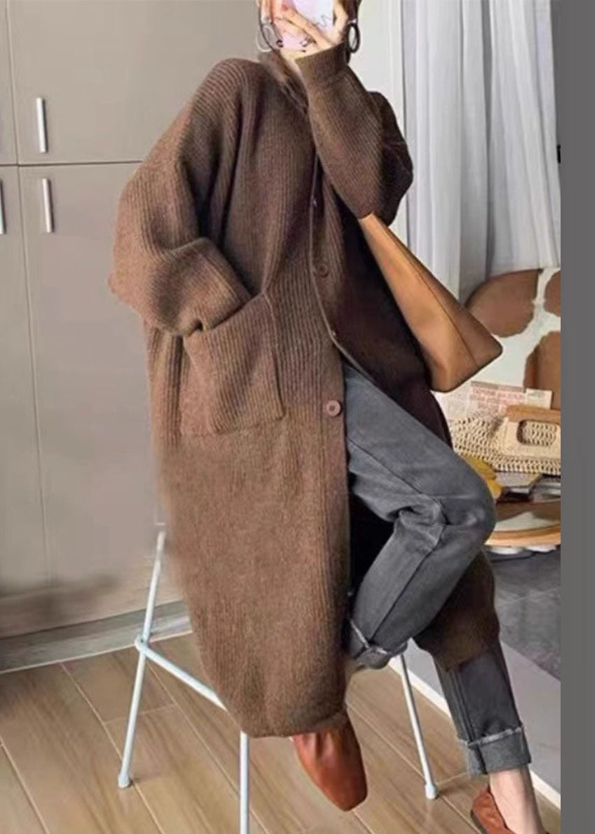 Dame Turtleneck Genser med Lommer 3