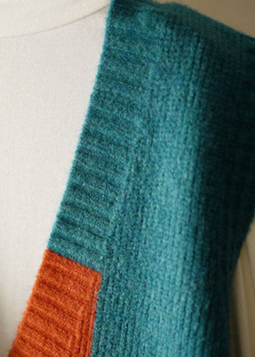 Dame V-hals Strikket Strandvest 4