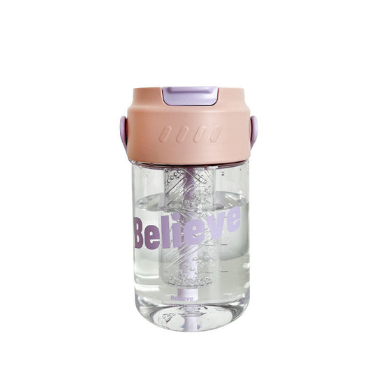 Dame Vannflaske med Fruktfilter og Håndtak - 500 ml Moderne Design 2