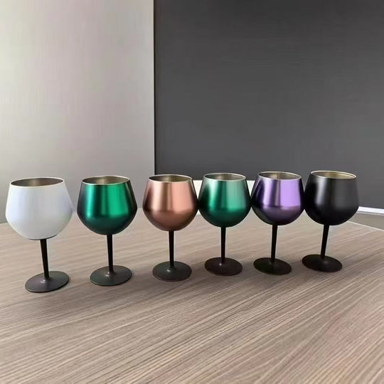 Dame Vinglass i Rustfritt Stål Moderne Design 1
