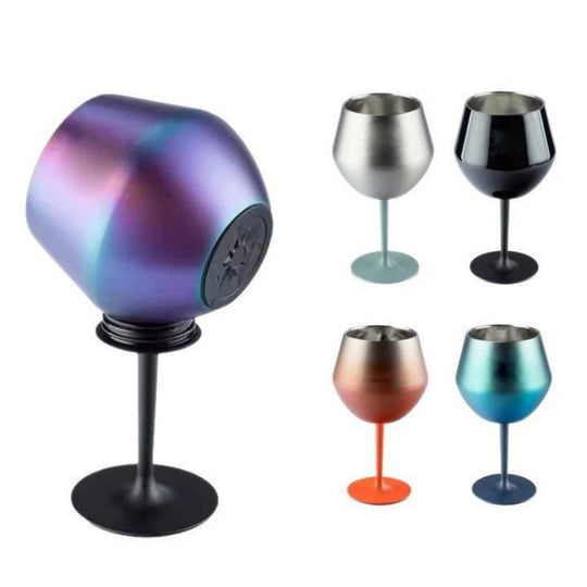 Dame Vinglass i Rustfritt Stål Moderne Design 6