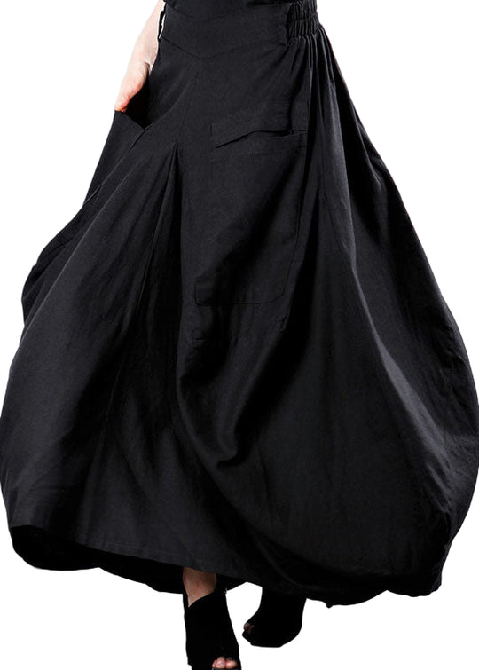 Dame Vinterskjørt med Lommer og Asymmetrisk Design 0