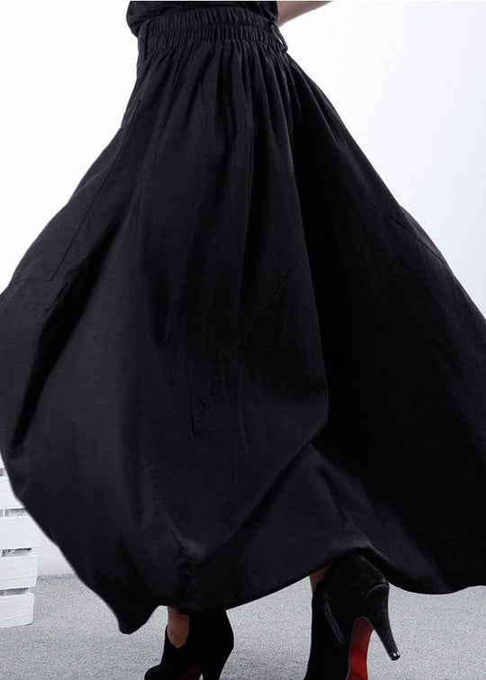 Dame Vinterskjørt med Lommer og Asymmetrisk Design 3