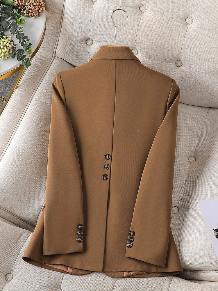 Dameblazer Smal Passform Tidløs Design 6