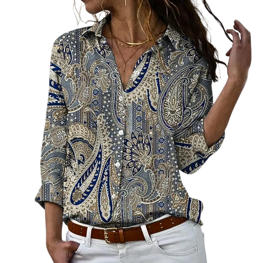 Damebluse med stil for høsten 0