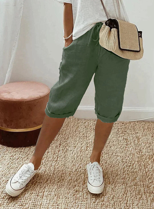 Damebukser i linstil Elegant sommerstil Linblanding 5
