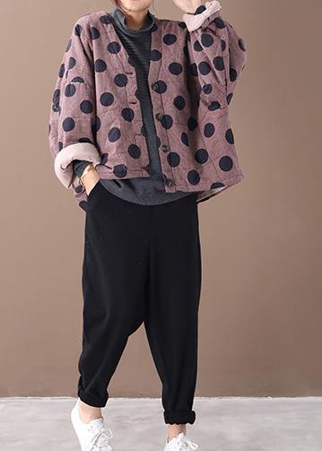 Damefrakk V-hals Rutete Design Uformell 2