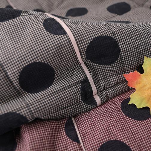 Damefrakk V-hals Rutete Design Uformell 4